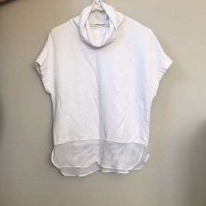 Zara Sport Top with Mesh Detail